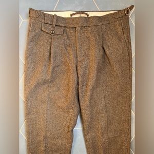 Suitsupply Brentwood Pleated Trousers sz 32